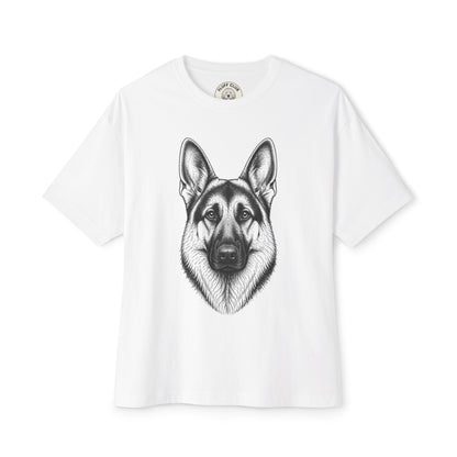 German Shepherd Portrait Tee — Fluff Club Inc. Graphic T-Shirt