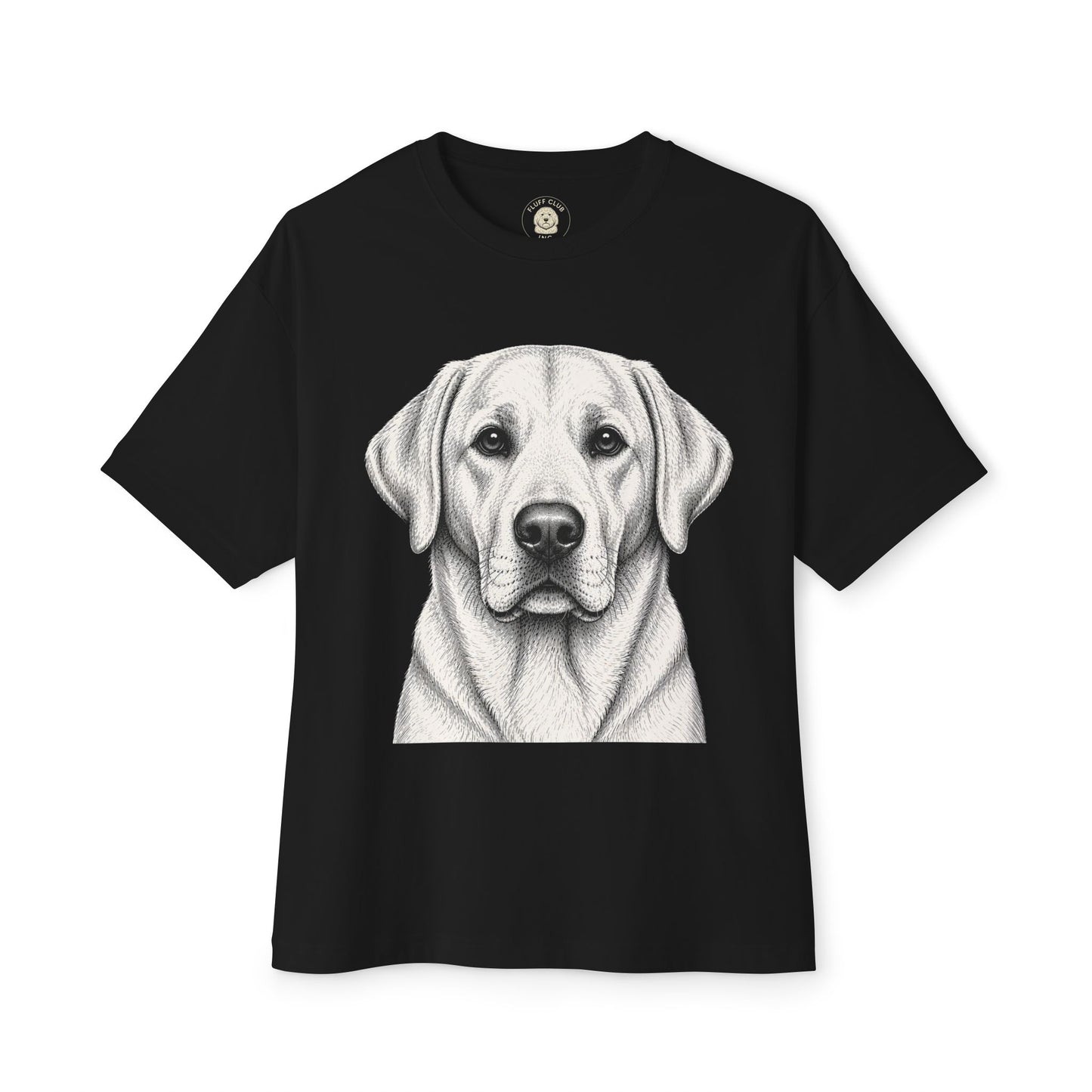 Dog Lover Oversized Tee — "Your Dog Is The Boss" Graphic