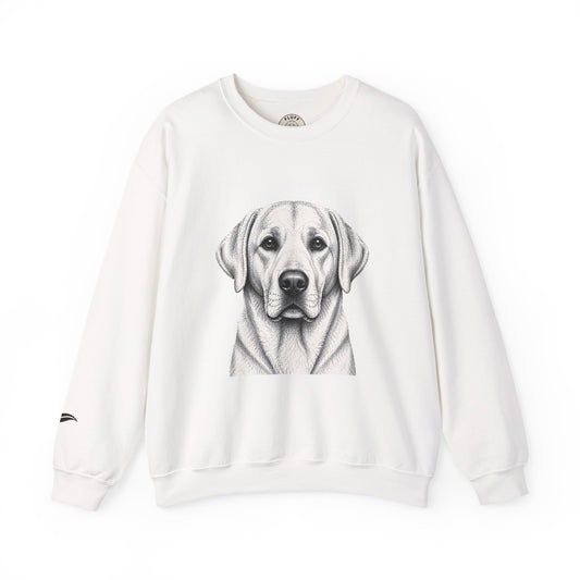 Labrador portrait 'Your Dog Is the Boss' sweatshirt by Fluff Club