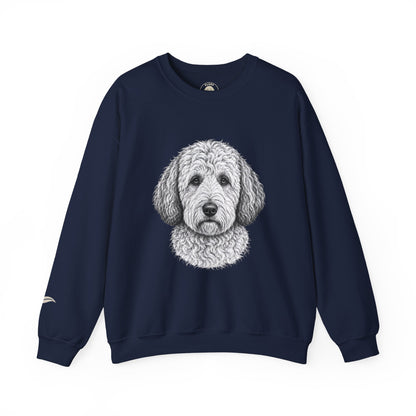 Goldendoodle portrait 'Your Dog Is the Boss' sweatshirt by Fluff Club – photo 3 of 6