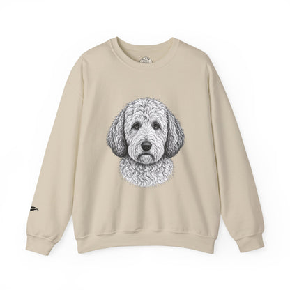 Goldendoodle portrait 'Your Dog Is the Boss' sweatshirt by Fluff Club – photo 2 of 6