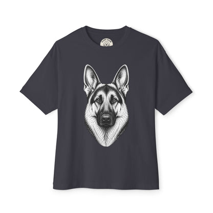 German Shepherd Portrait Tee — Fluff Club Inc. Graphic T-Shirt