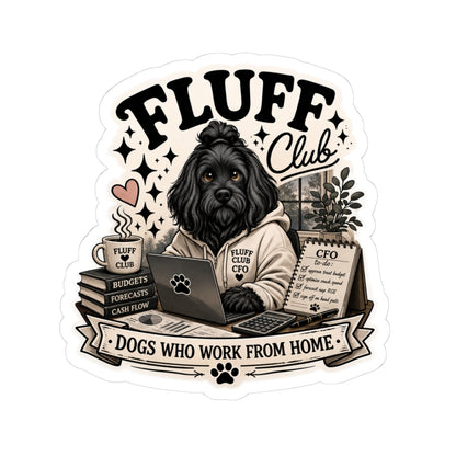 Fluff Club CFO Sticker