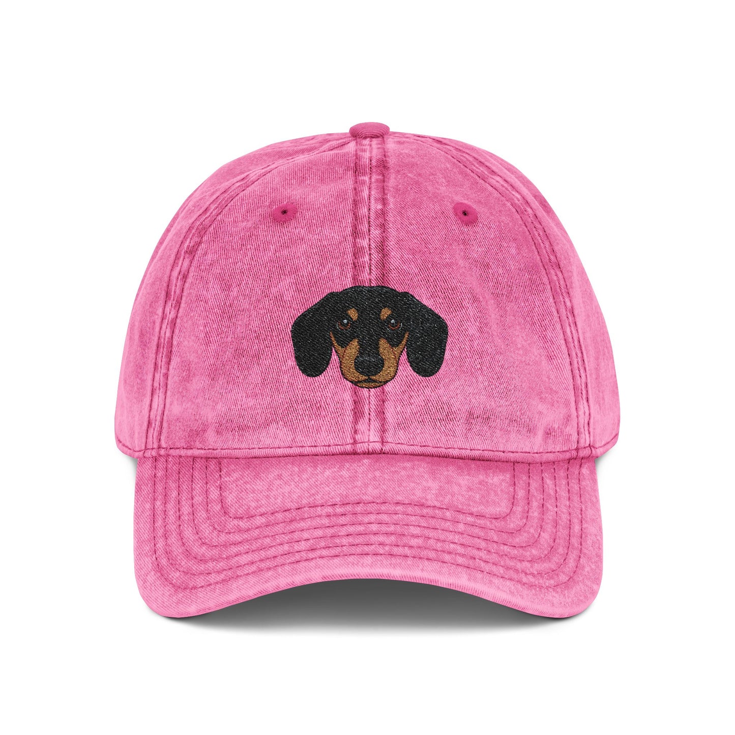 Embroidered Dachshund Vintage Cap-Fluff Club