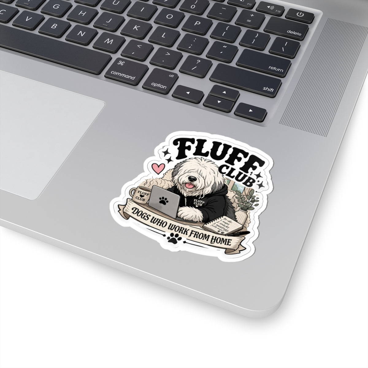 Fluff Club Sticker