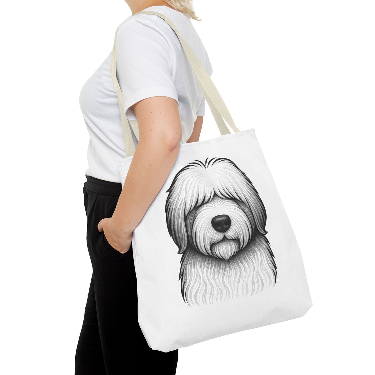 Personalized dog name canvas tote bag by Fluff Club – photo 14 of 15