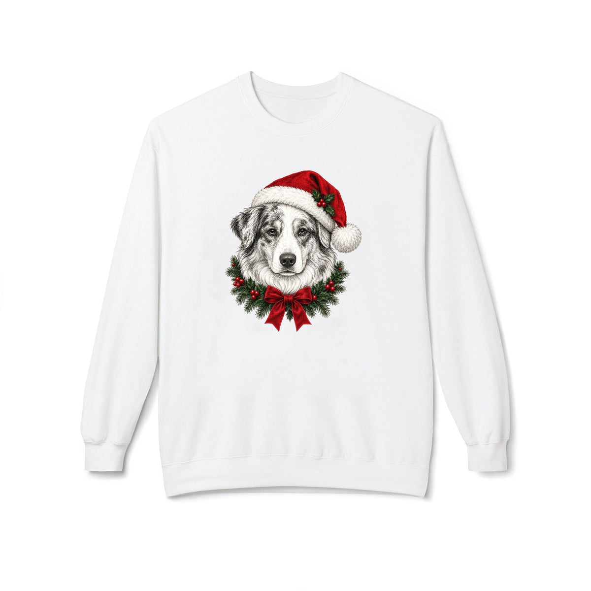 Personalized Christmas dog portrait sweatshirt by Fluff Club – photo 3 of 15