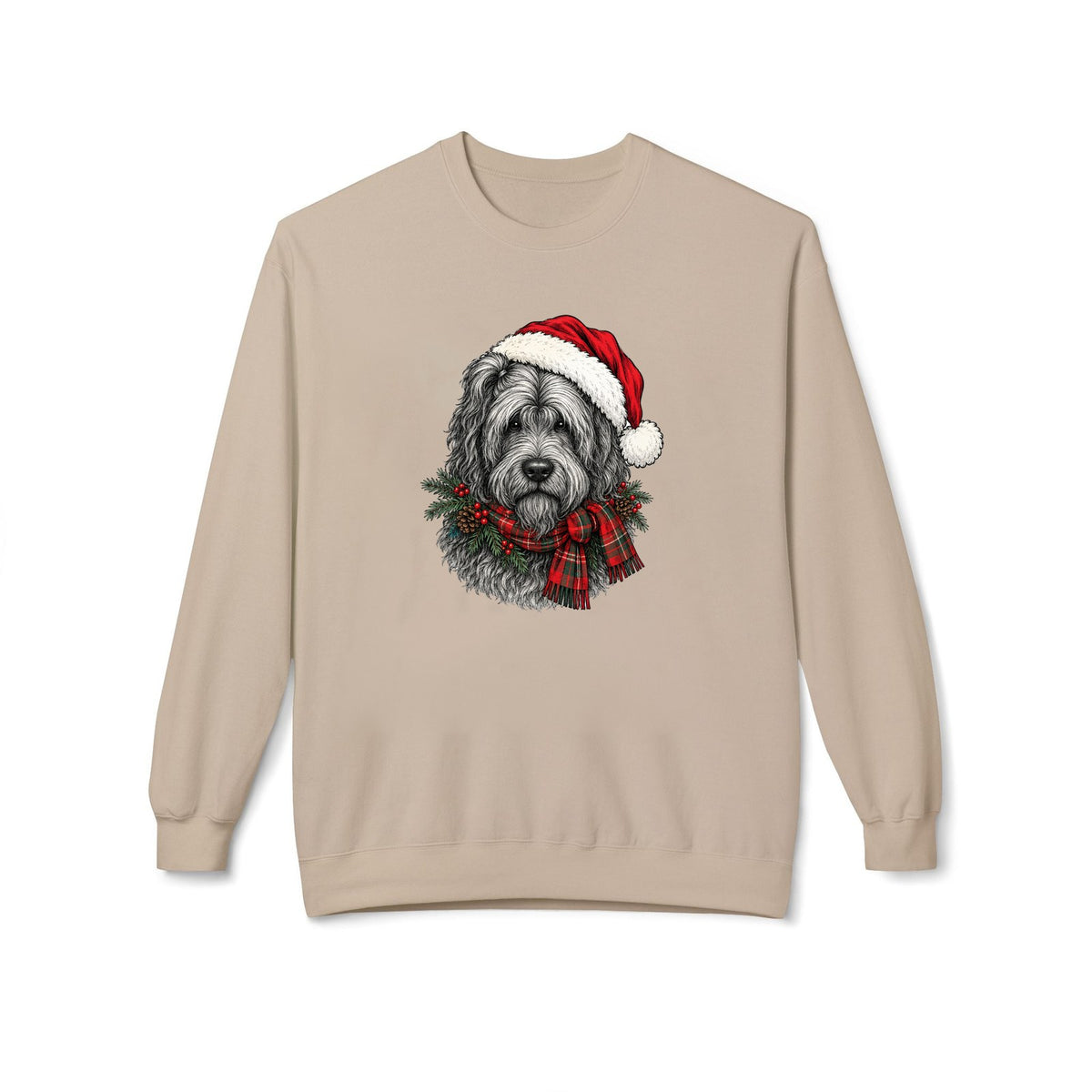 Personalized Christmas dog portrait sweatshirt by Fluff Club – photo 8 of 15